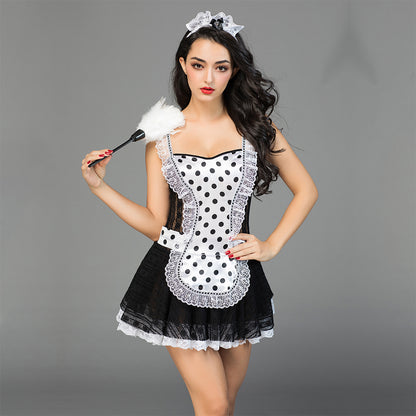French Maid with Feather Dust