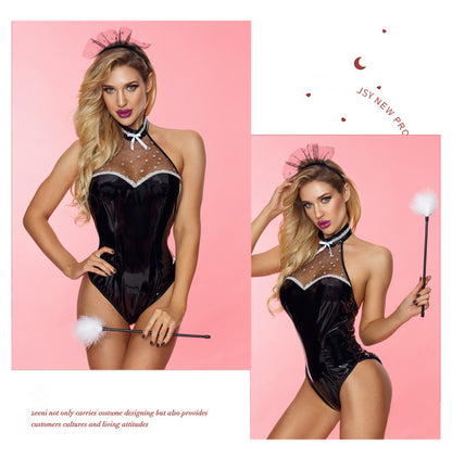 Sexy Maid Costume 4-pieces