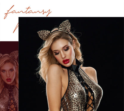 Sexy 4-Piece Leopard Costume