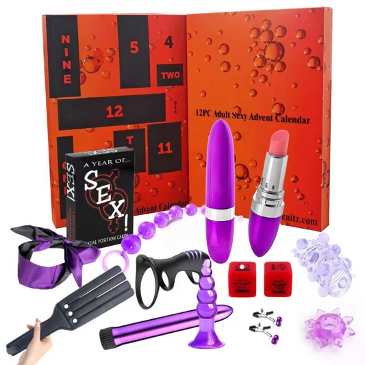 Advent Calendar 2024, 12 Day Sex Toy Gift Set, Erotic Adult Toys for Women & Couples