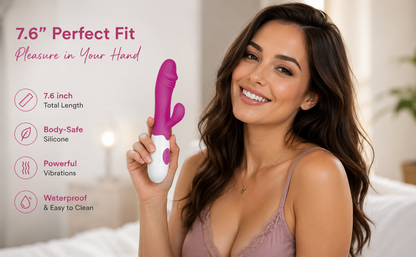 30 Modes Wave Rabbit Vibrator Black or Purple