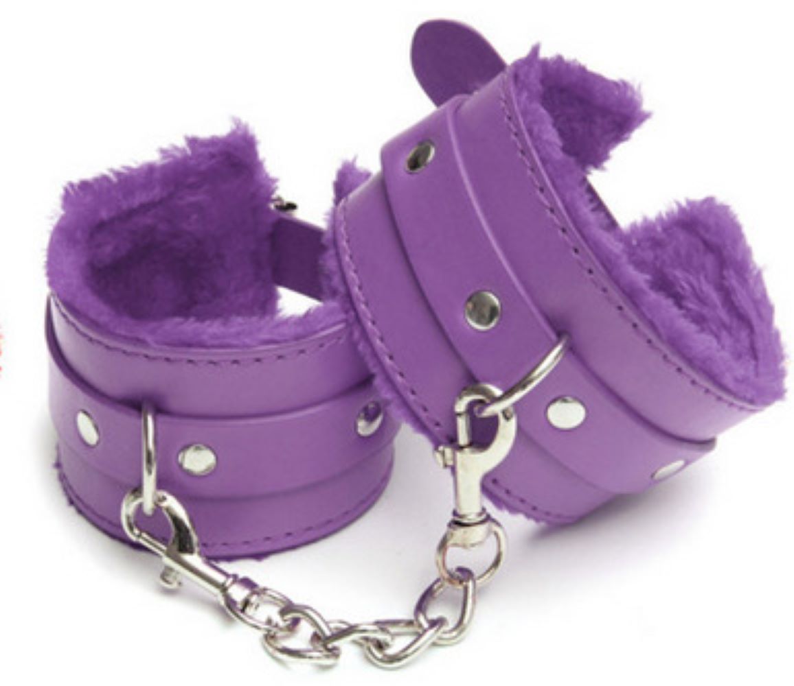 4pcs – Sexy Game Vibrator Bondage Purple Play Set for Couples