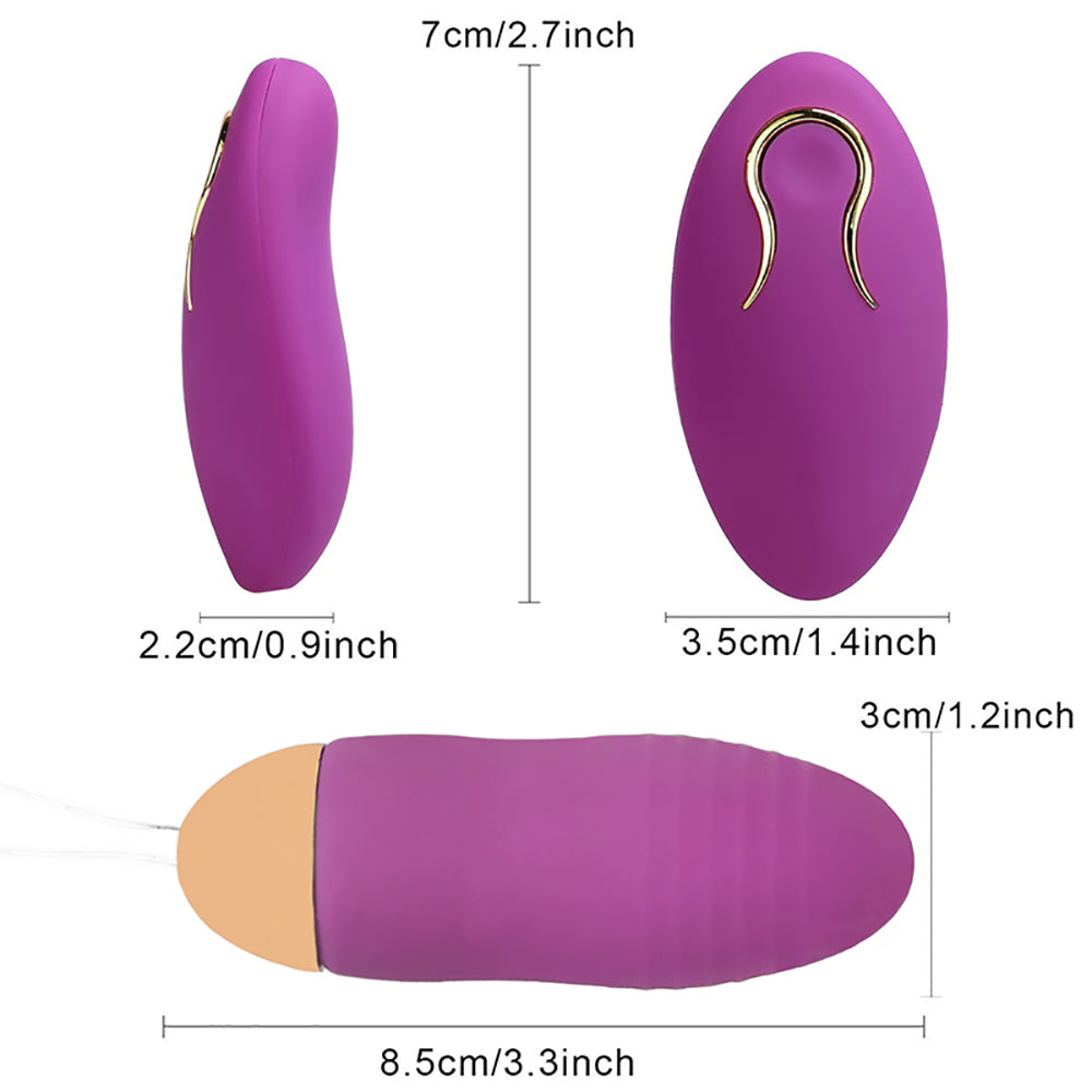 10 Modes Wireless Rechargeable Vibrating Egg with Remote Control