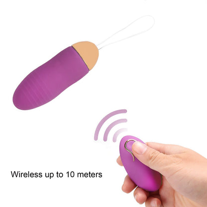 10 Modes Wireless Rechargeable Vibrating Egg with Remote Control