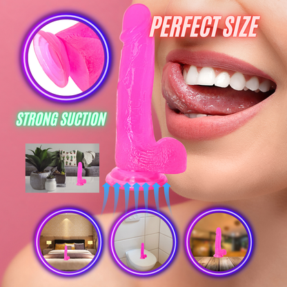 8″ Realistic Suction Cup Dildo