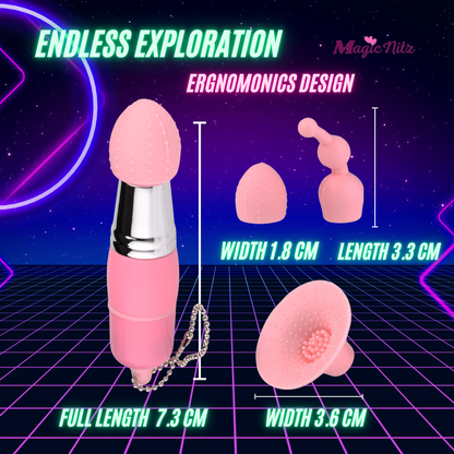 Mini Travel Vibrator Set