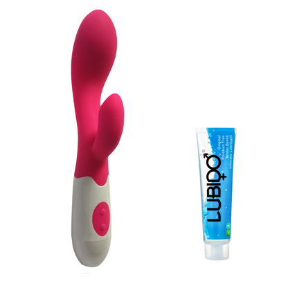 30 Modes Curve Rabbit Vibrator with 100ML Lube