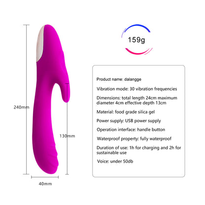Luxury G-spot and Clitoral Rabbit Vibrator