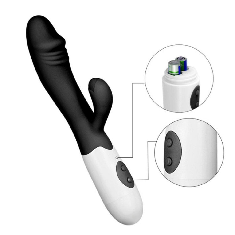 7-Piece Couples Foreplay Set - Rabbit Vibrator, Daring Drinking Card Game and Adult Sex Dice