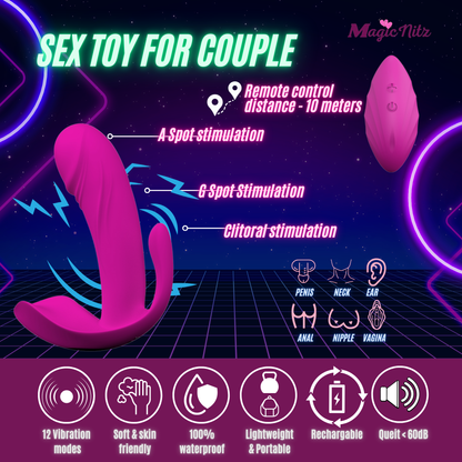 Clitoral Vibrator Dildo Wireless Dildo Remote Vibrating Sex Toy