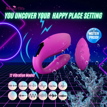 Rechargeable Couples Remote Control Clitoral & G Spot Vibrator