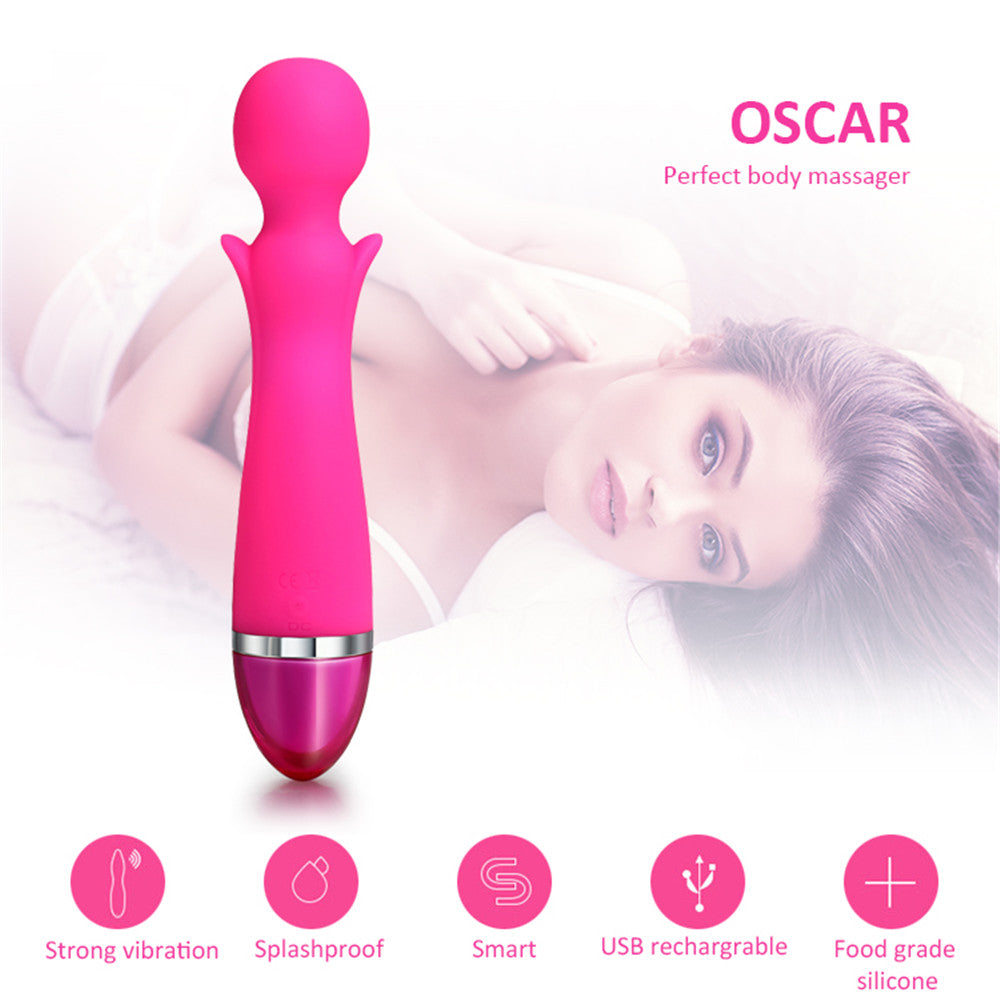 Massage Wand Multi Massager Vibrating Dildo G-spot Wand Sex Toy 12 Frequency UK