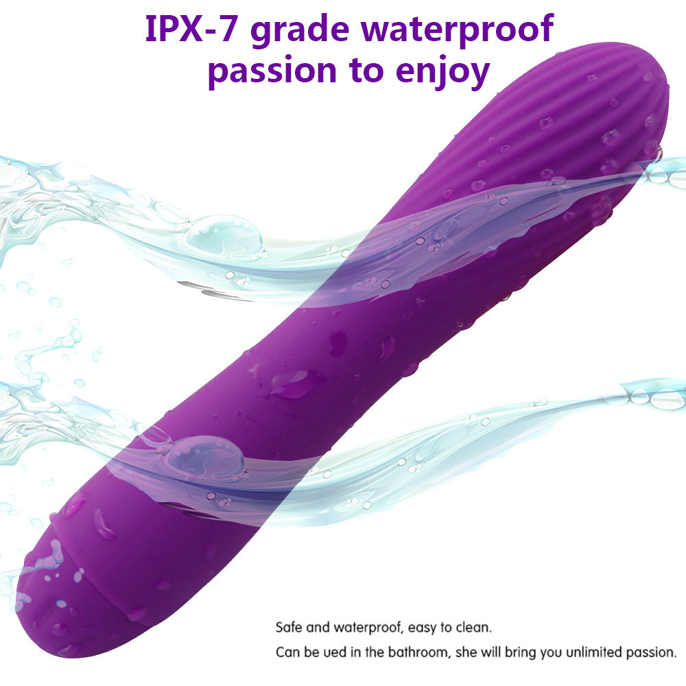 7 Modes G-spot Clitoral Stimulator Texture Head Waterproof Adult Dildo Screw Vibrator Sex Toy