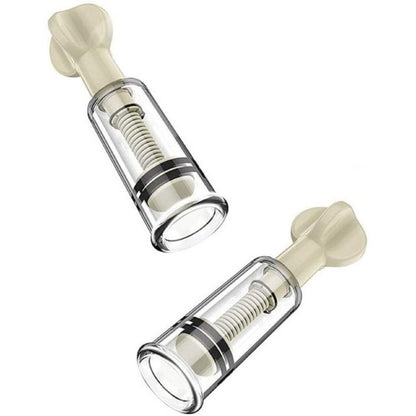 A Pair of Corkscrew Breast Stimulator Nipple Sucker
