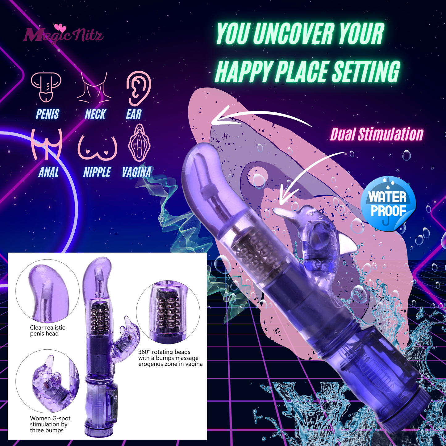 Multi Speed Passion Wave Dolphin Vibrator