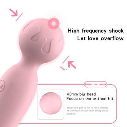 10 Frequencies Flower Bud 360 Degree Touch Vibrating Mini Massager Clitoral Stimulator