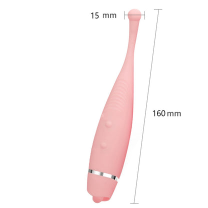 7 Modes Vibrating G-Spot Pink Massager Mini Tongue Clitoral Stimulator