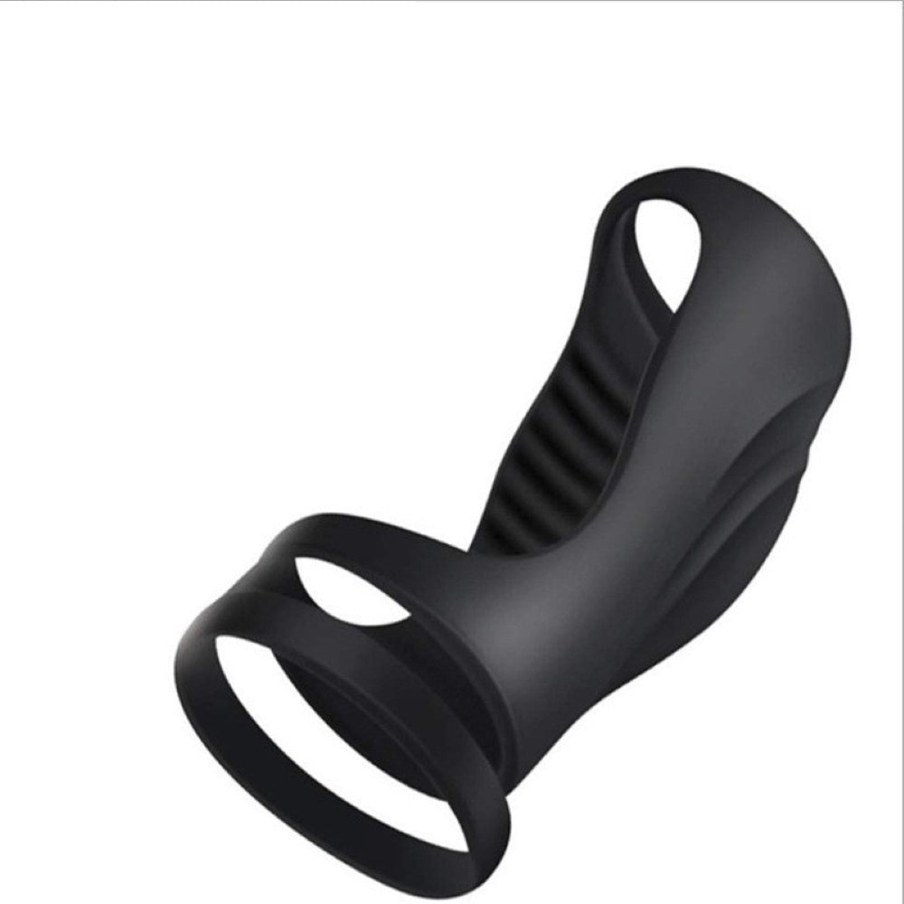 Multiple Wearing Style Sperm Restraint Three Ring Cock Sleeve Penis Enhancer Prolong Erection