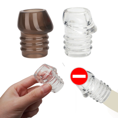 Time Delay Circumcision Prepuce Blocking Ring Sleeve Penis Enhancer Prolong Erection
