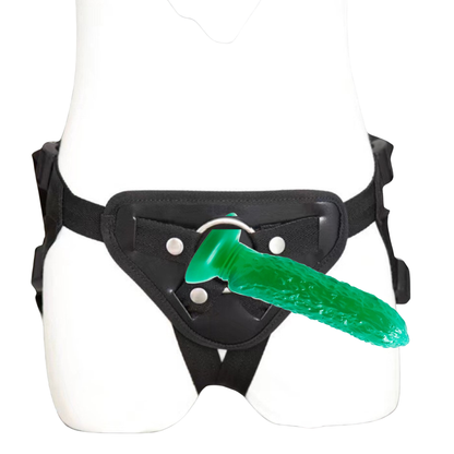 Strap On Dildo Sex Toy For Couples With Harness Glass Suction Cup Women Lesbian