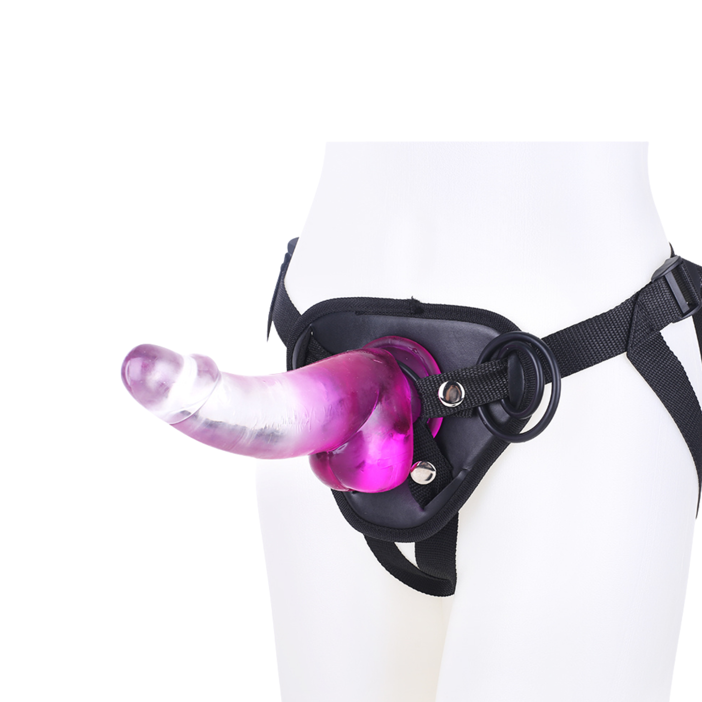 Strap On Dildo Sex Toy For Couples With Harness Glass Suction Cup Women Lesbian