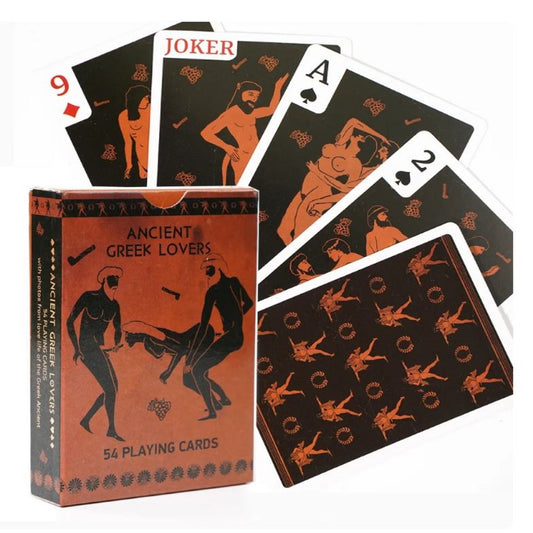 Erotic Scenes Ancient Greek Lovers Sex Positions Adult Playing Cards