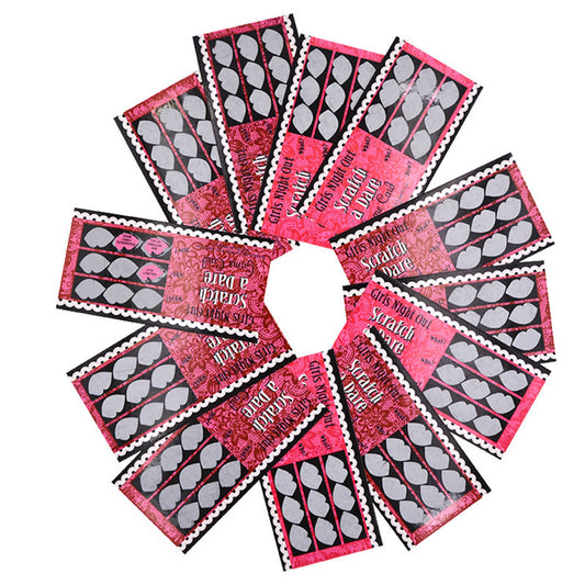 Hen Party Night Out Ladies Girls Challenge Dare Scratch Game Cards