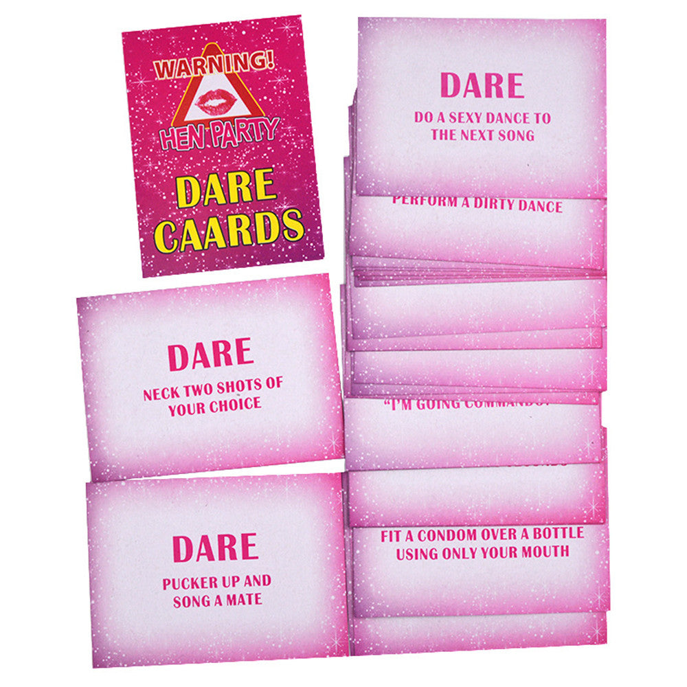 Adult Ladies Hen Night Party Bachelorette Entertainment Dare Game Cards