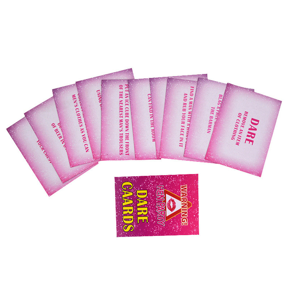 Adult Ladies Hen Night Party Bachelorette Entertainment Dare Game Cards