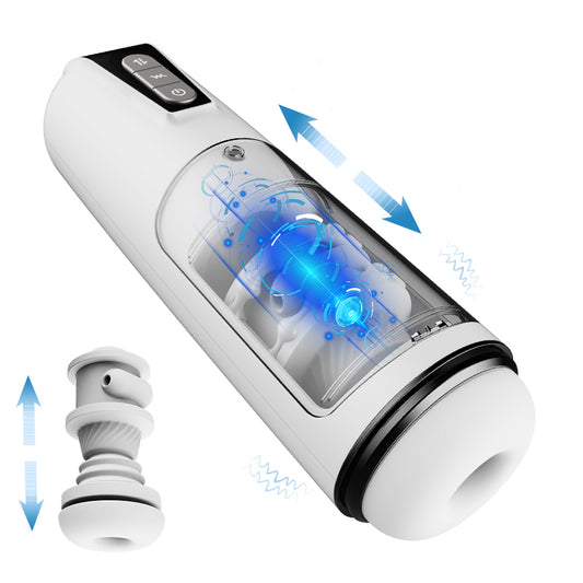 7-Frequency Silent Hands-Free Automatic Male Sex Masturbation Vibration Cup