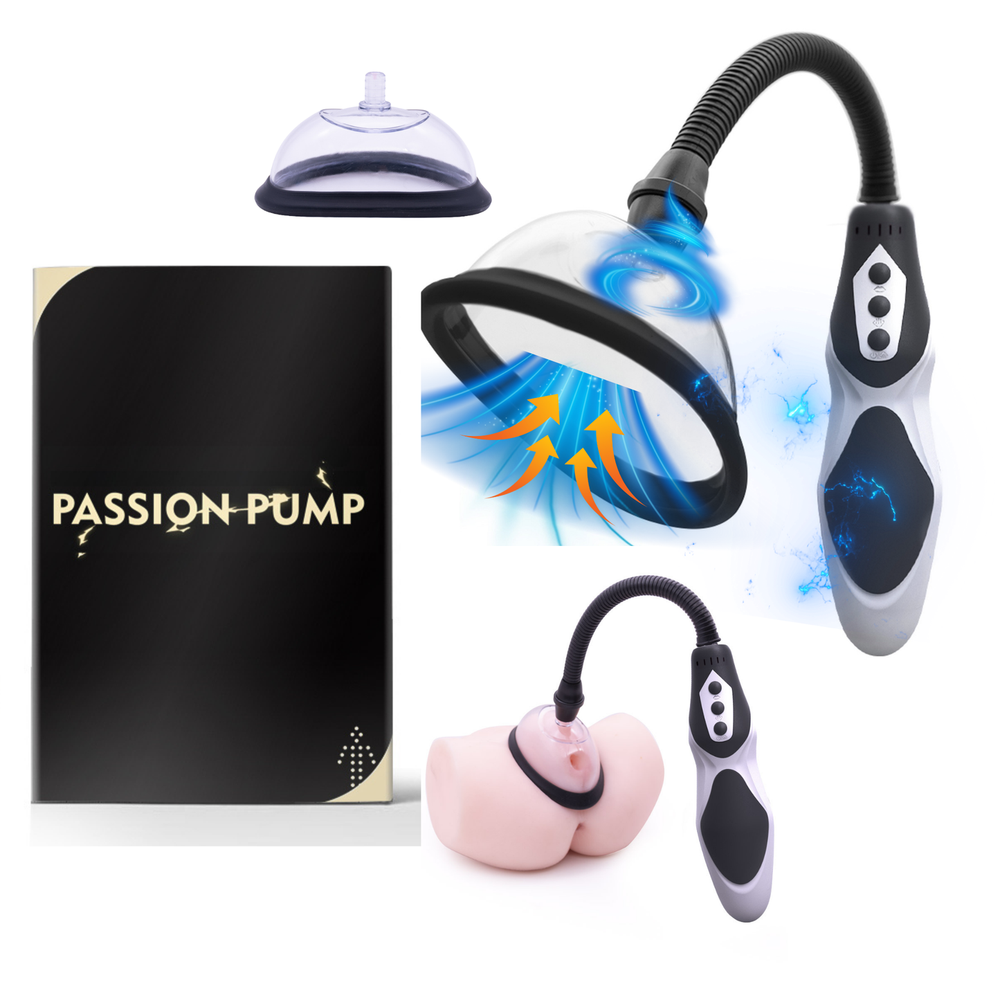 Pussy Vacuum Pump Automatic Electric Stimulation Multi-Use
