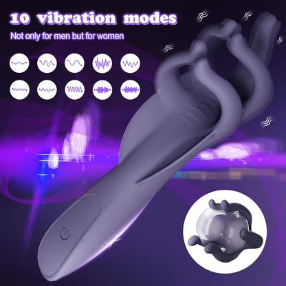Hand-Shaped Personal Massager for Men – 7 Vibration Modes, Wellness Device for Targeted Stimulation