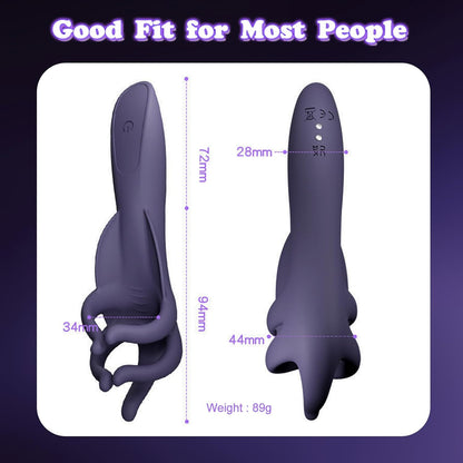 Hand-Shaped Personal Massager for Men – 7 Vibration Modes, Wellness Device for Targeted Stimulation