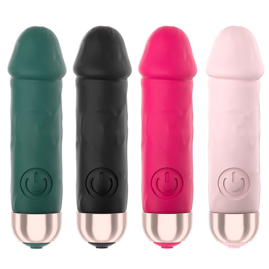 Ultra-Realistic Rechargeable Bullet Vibrator – 10 Pleasure Modes - 4 Colours