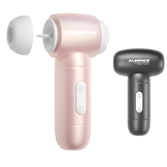 Mini-Hammer Touch 3-in-1 Strong  Licking, Suction & Vibration Massager