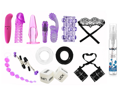 12-Piece Valentines Couples Adult Sex Toys Kit