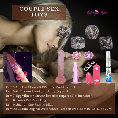 10-Piece Him and Her Toys Set