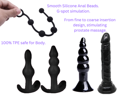 15-Piece BDSM Bondage & Couples Play Set - Premium Silicone Adult Toy Kit for Men & Women