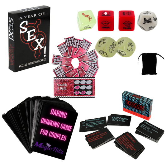 Ultimate Couples Naughty Date Night Games Gift Set 8pc Set