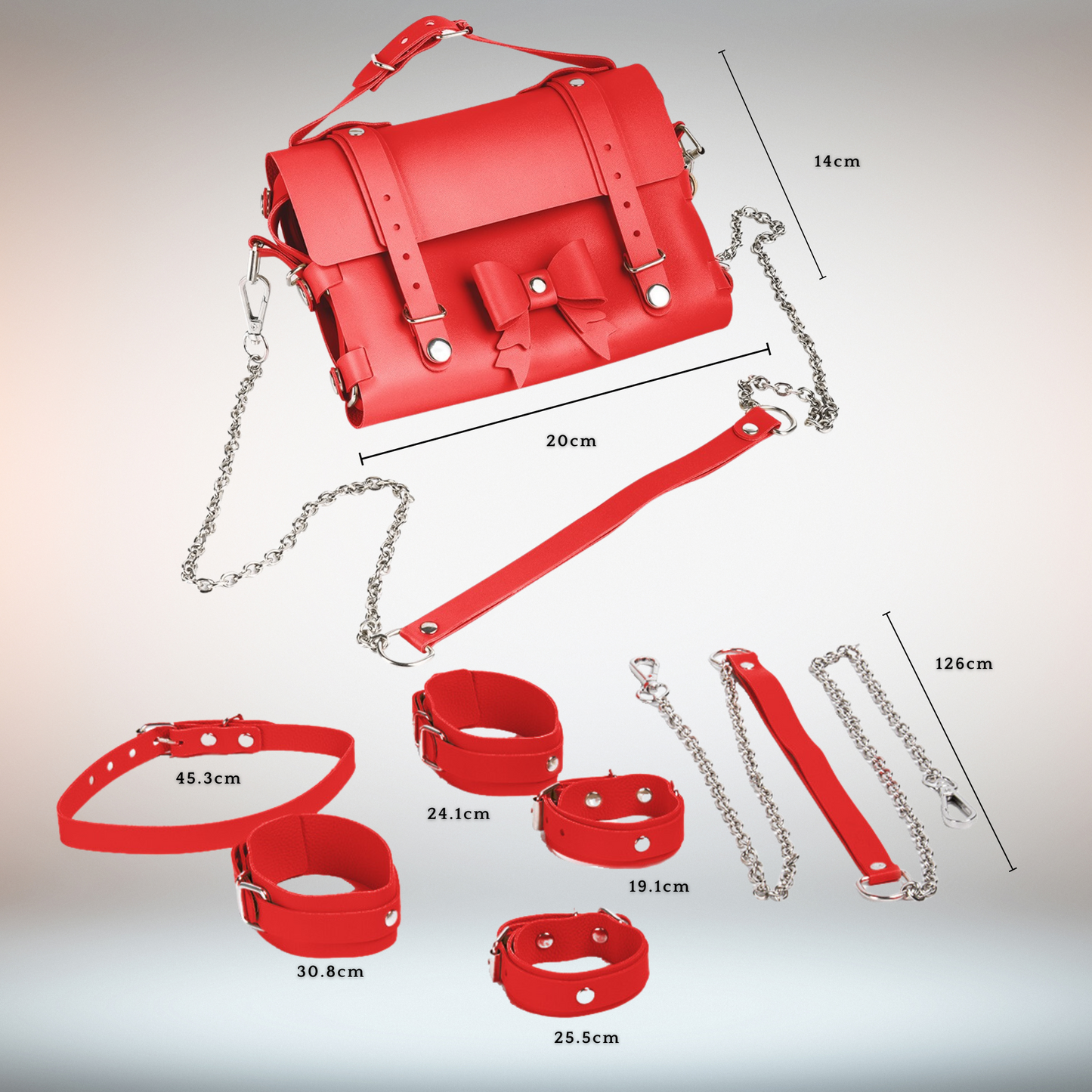Valentine's Day Intimate Pleasure Jewellery Lingerie Game Red Bundle