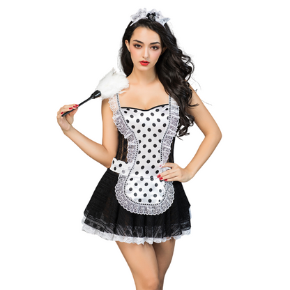 French Maid with Feather Dust