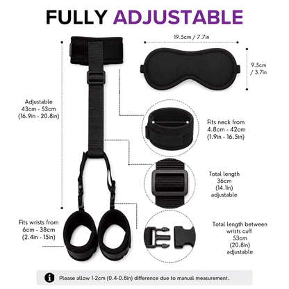 Body restraint and Blindfold Set