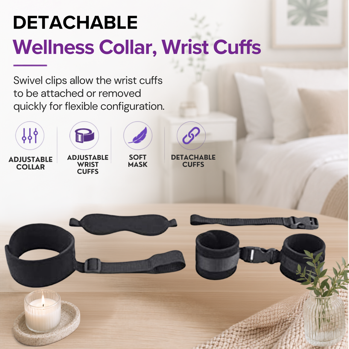 Body restraint and Blindfold Set