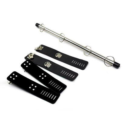 Luxury Restraint Bondage Set With Bar, Ankle Cuffs and Handcuffs