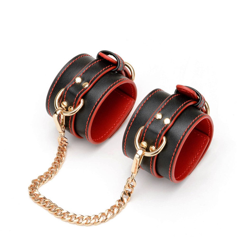 4-Pcs Red Hot Temptation Bondage Kit Set Game Couple Sex