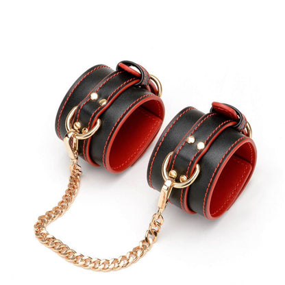 4-Pcs Red Hot Temptation Bondage Kit Set Game Couple Sex