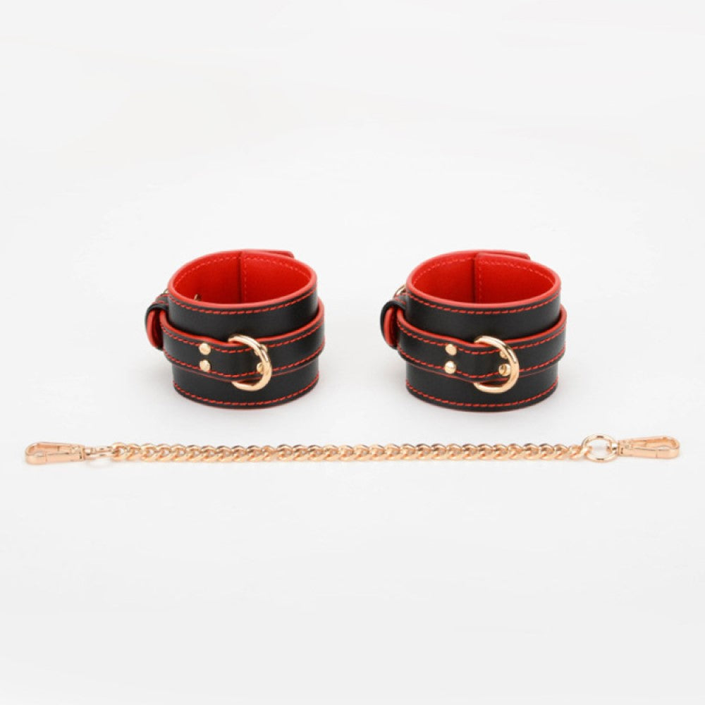 4-Pcs Red Hot Temptation Bondage Kit Set Game Couple Sex