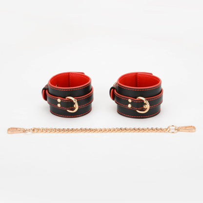 4-Pcs Red Hot Temptation Bondage Kit Set Game Couple Sex