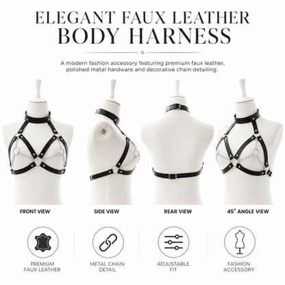 Durable Soft and Flexible Sexy Adjustable Chest Belt Harness
