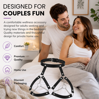 Durable Soft and Flexible Sexy Adjustable Chest Belt Harness